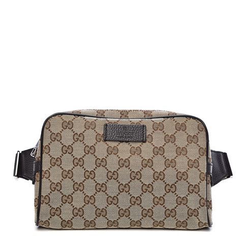 gucci belt bag monogram gg dark brown|gucci guccissima belt bag.